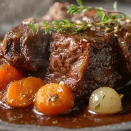 Joue de bœuf confite
