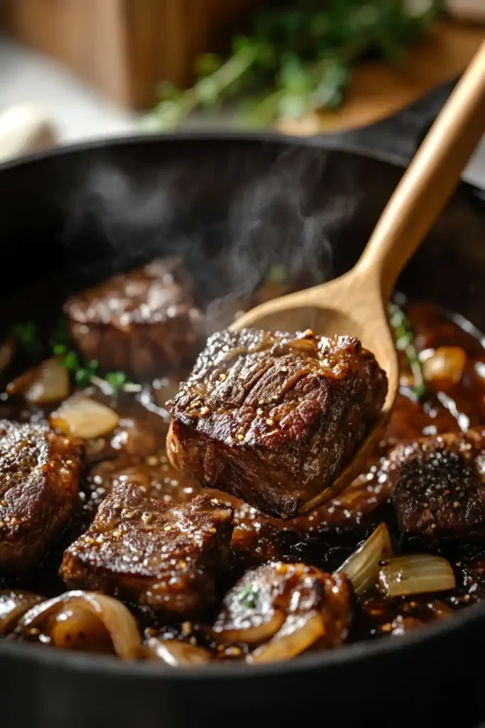 Préparation du Plat de Côte de Bœuf