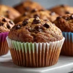 muffin banane chocolat